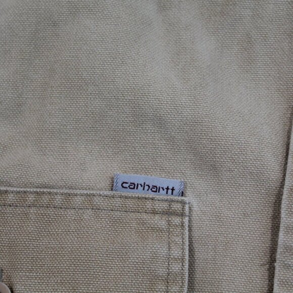 Carhartt Tan Men's Shirt Long Sleeve Rugged  Outwear Construction Size XL - Picture 5 of 9